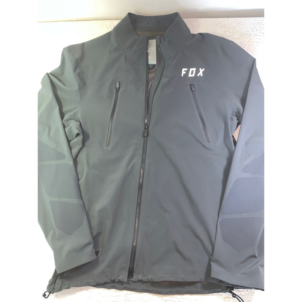 Fox Racing Attack Pro Water Softshell Mountain Biking Cycling Jacket Gray XL